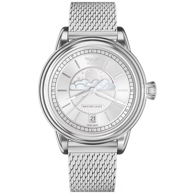 ZEGAREK AVIATOR DOUGLAS MOONFLIGHT