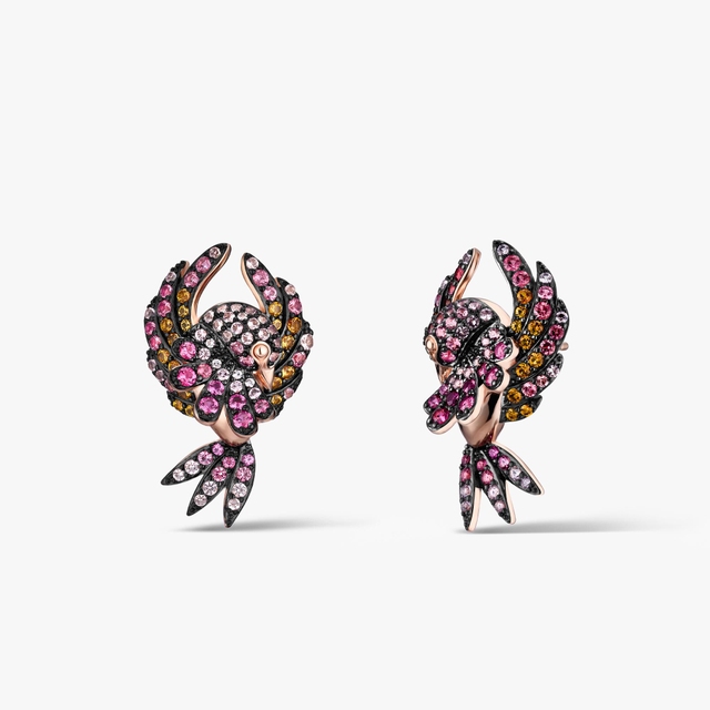 Kolczyki srebrne Preludium Paradise Birds