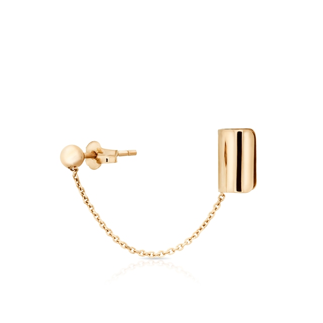 Nausznica złota basic