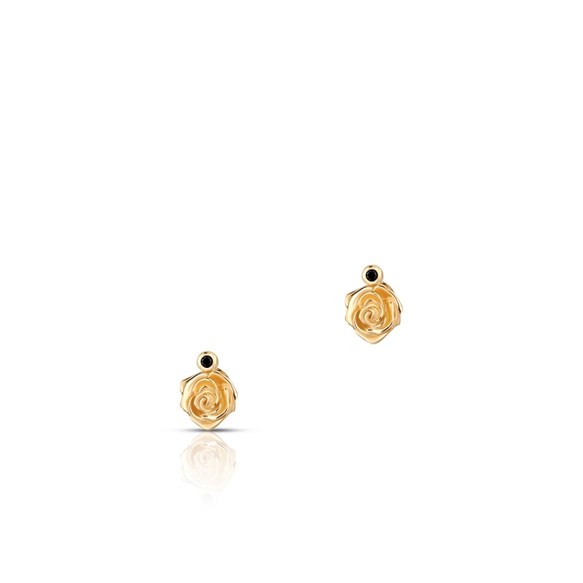 Kolczyki srebrne pozłacane