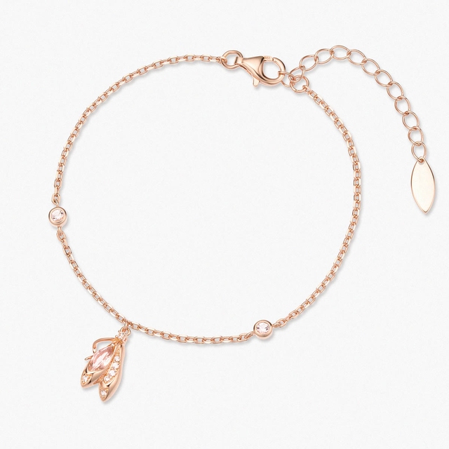 Bransoleta srebrna Balerina