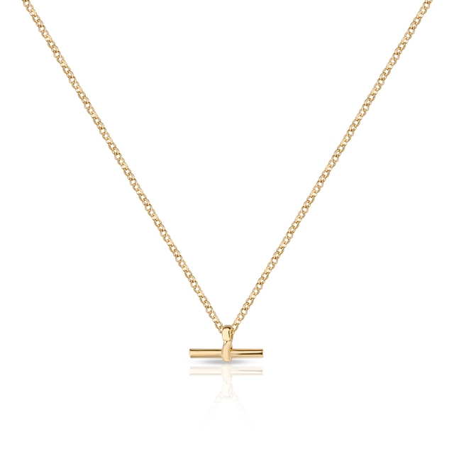 Naszyjnik srebrny pozłacany