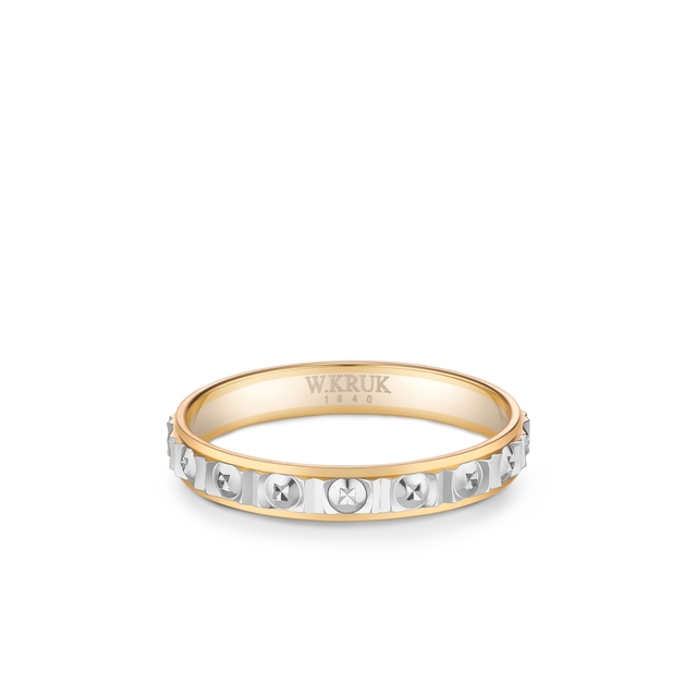 Obrączka złota FANTASIA