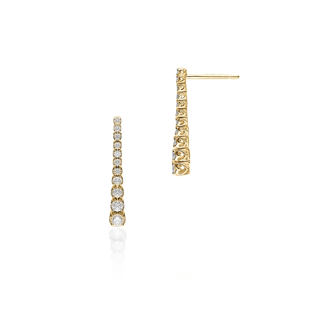 Kolczyki złote Recarlo