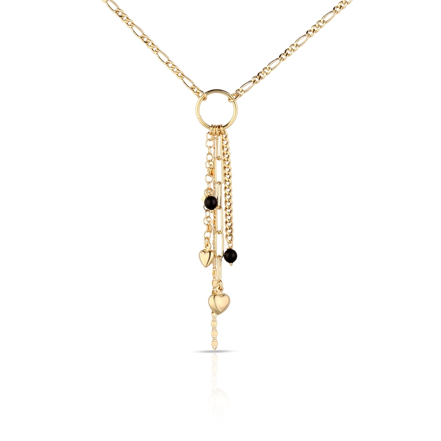 Naszyjnik srebrny pozłacany ATELIER