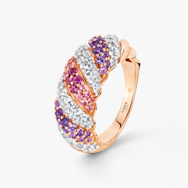 Pierścionek złoty Lunapark