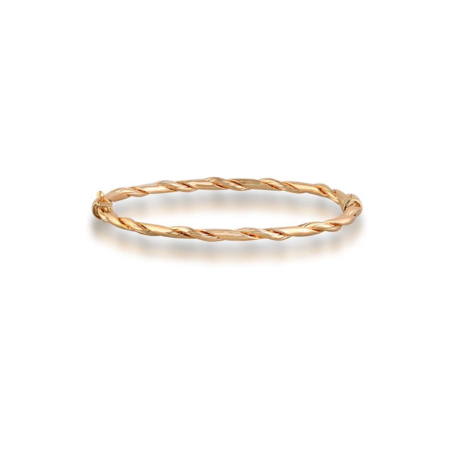 Bransoleta złota bangle
