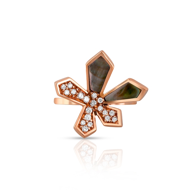 Pierścionek różowe złoto Enrico Capra