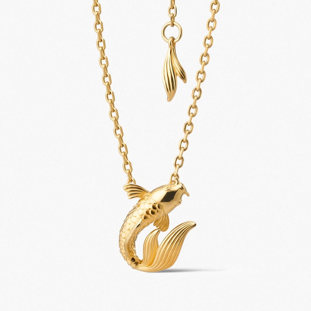 Naszyjnik srebrny KOI