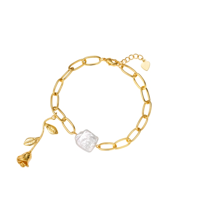 Bransoleta z różą Basics