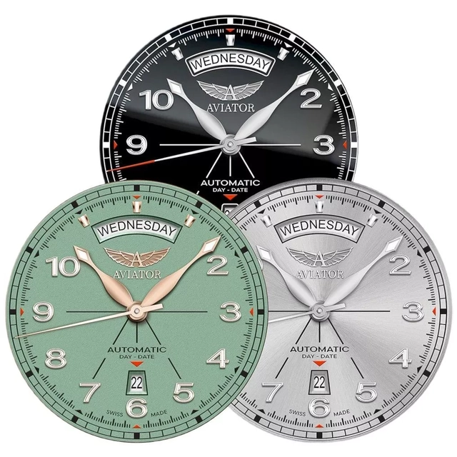 ZEGAREK AVIATOR DOUGLAS DAY-DATE