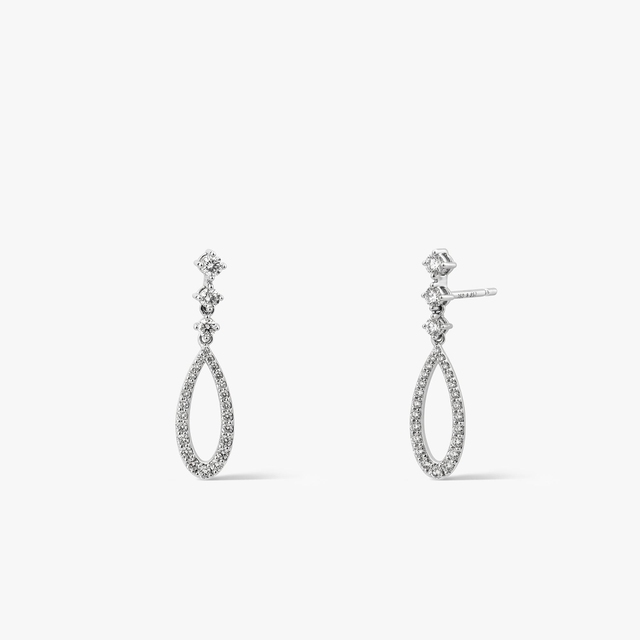 Kolczyki białe złoto z brylantami