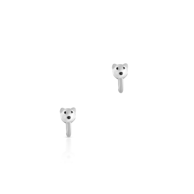 Kolczyki srebrne misie W.KRUK