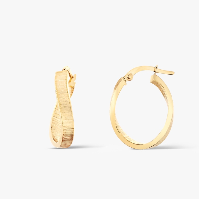 Kolczyki złote kółka