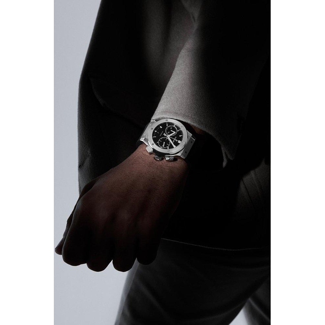 ZEGAREK HUBLOT CLASSIC FUSION CHRONOGRAPH TITANIUM