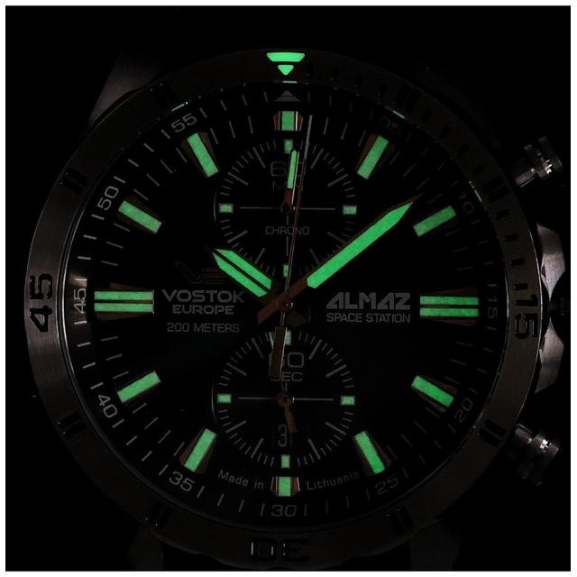 ZEGAREK VOSTOK EUROPE ALMAZ SPACE STATION CHRONO