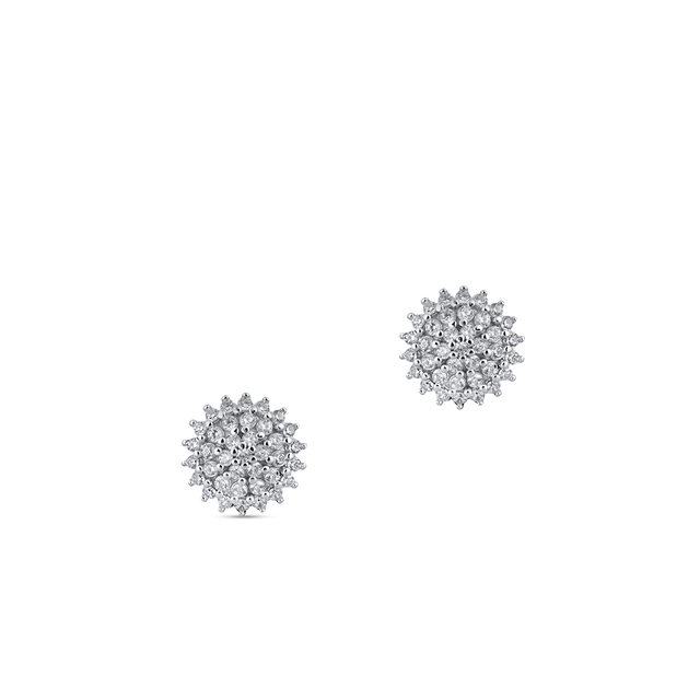 Kolczyki srebrne z cyrkoniami