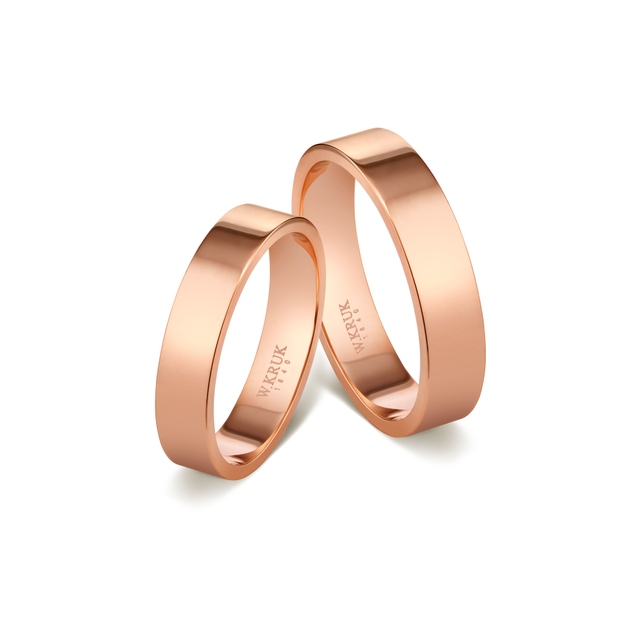 Komplet obrączek złotych ALBA