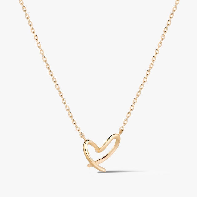 Naszyjnik złoty z sercem
