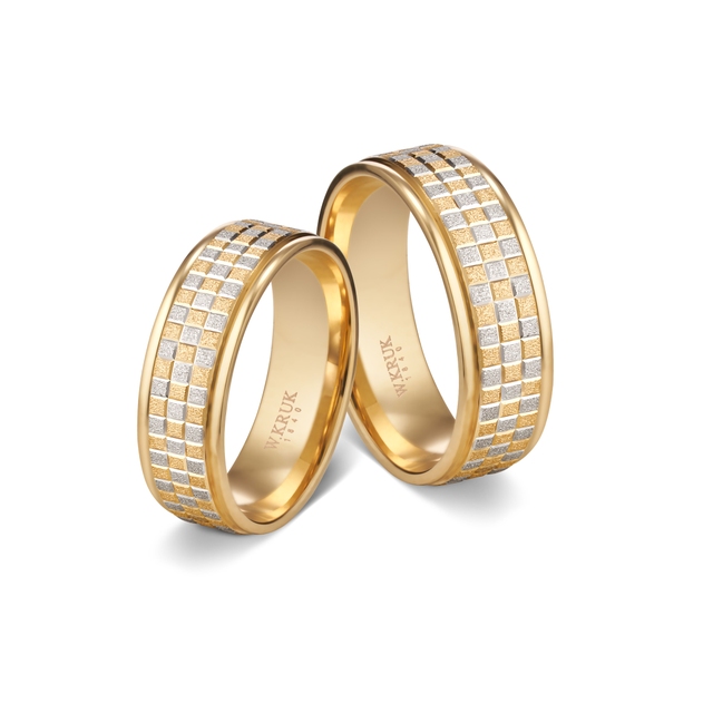 Komplet obrączek złotych MAGNETICA