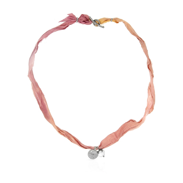 Naszyjnik srebrny MOTYLE