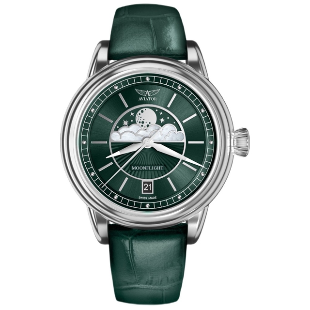 ZEGAREK AVIATOR DOUGLAS MOONFLIGHT