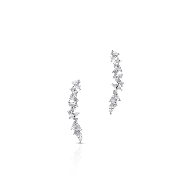 Kolczyki srebrne z cyrkoniami