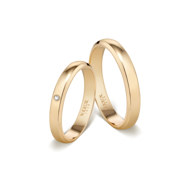 Obrączka złota ETERNIA damska