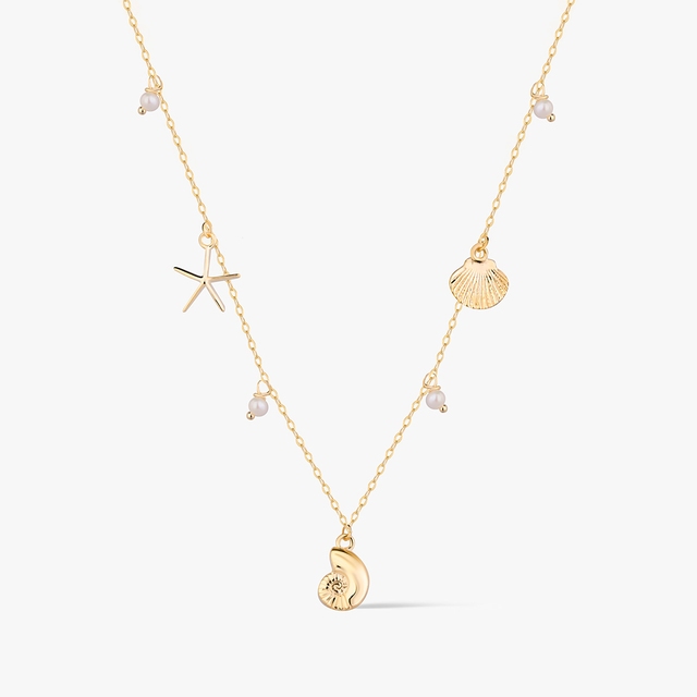 Naszyjnik złoty Santorini