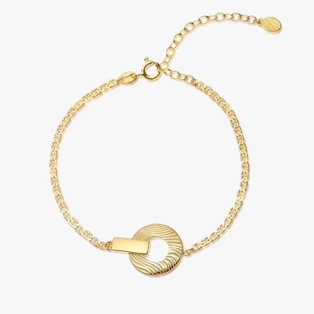 Bransoleta srebrna Mea