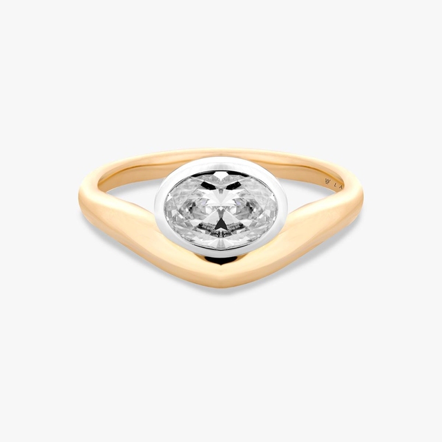 Pierścionek złoty Nuova