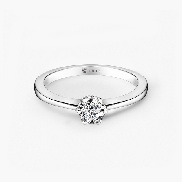 Pierścionek zaręczynowy złoty Jedyny