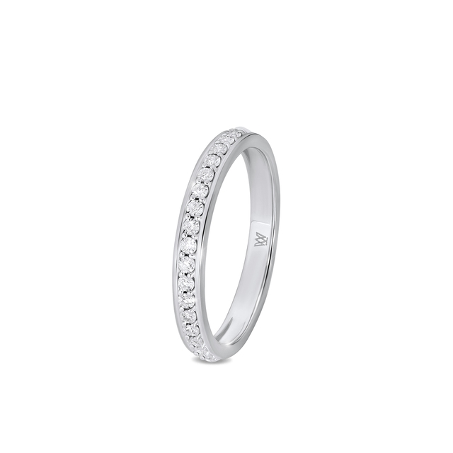 Pierścionek złoty z diamentami