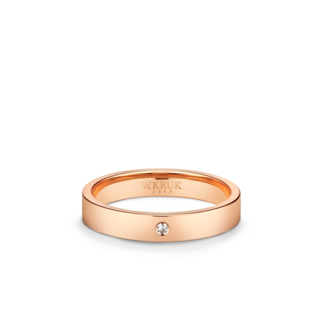 Obrączka złota AURORA damska