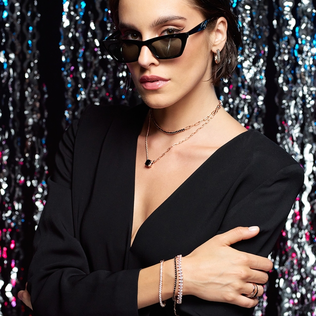 Naszyjnik mosiądz Picky Pica Starlight