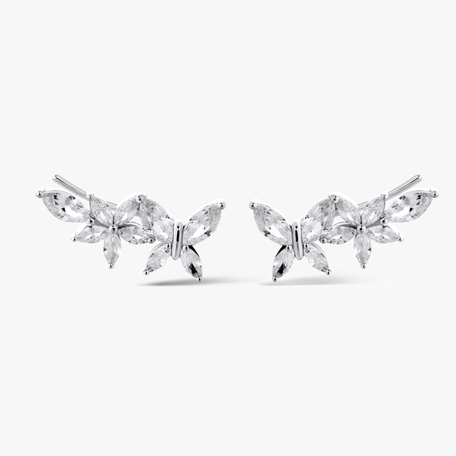 Kolczyki srebrne z cyrkoniami