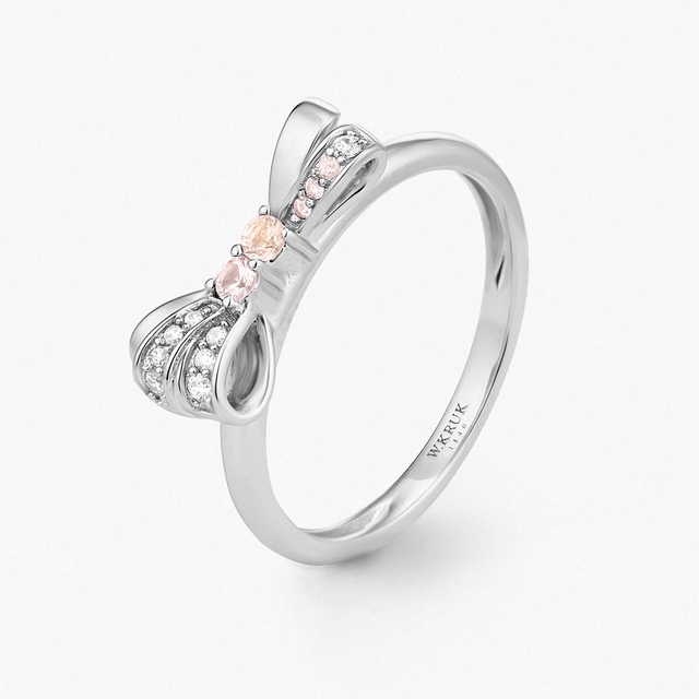 Pierścionek srebrny Balerina