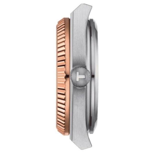 TISSOT PRX POWERMATIC 80 35MM STEEL AND 18K GOLD BEZEL