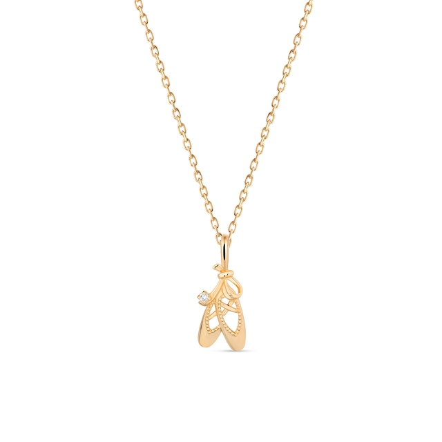 Wisiorek złoty baletki