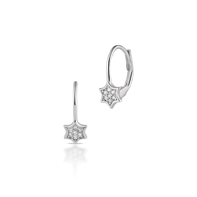Kolczyki srebrne gwiazdki