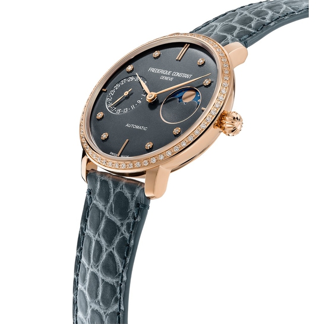 ZEGAREK FREDERIQUE CONSTANT CLASSICS SLIMLINE LADIES MOONPHASE