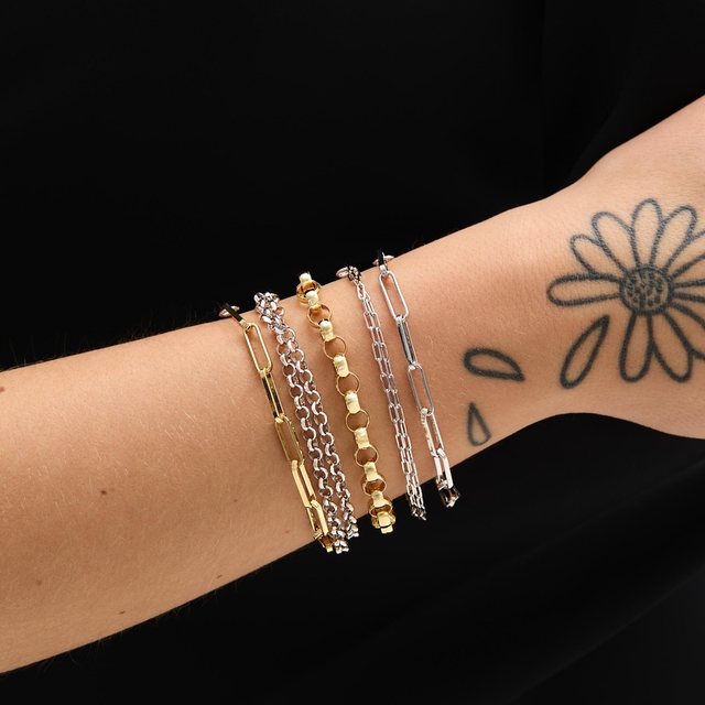 Bransoleta srebrna Freedom Forever