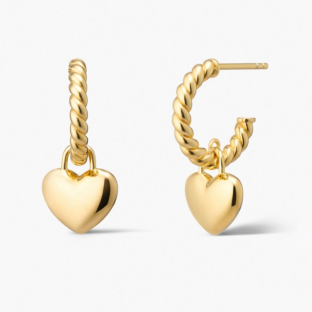 Kolczyki srebrne Czułość