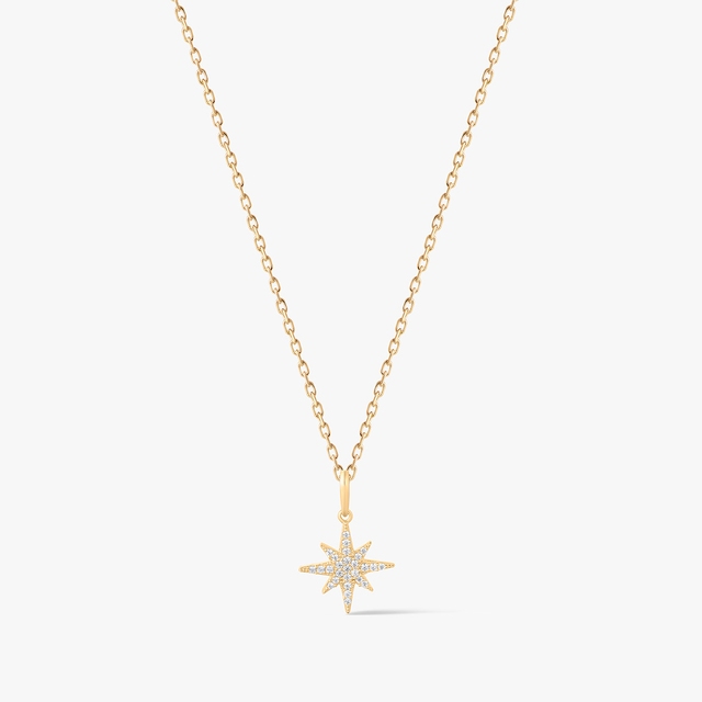 Wisiorek złoty gwiazdka