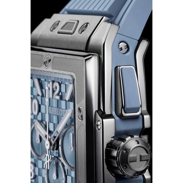 ZEGAREK HUBLOT SPIRIT OF BIG BANG TITANIUM COAL BLUE