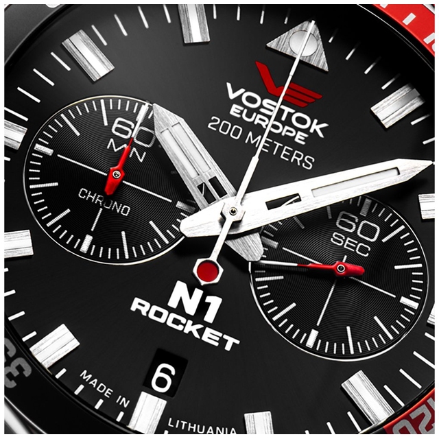 ZEGAREK VOSTOK EUROPE ROCKET N-1 CHRONO