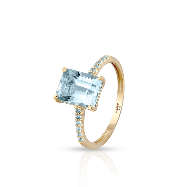 Pierścionek złoty Maria Antonina