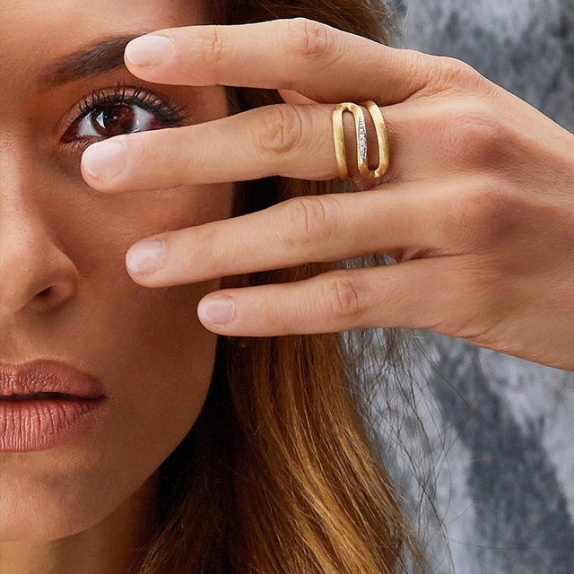 Pierścionek złoty Nanis