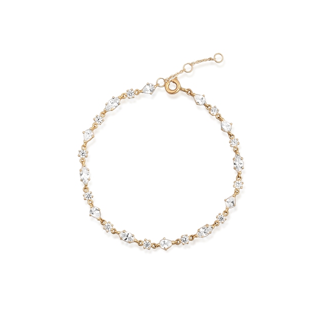 Bransoleta złota z cyrkoniami Ceremonials