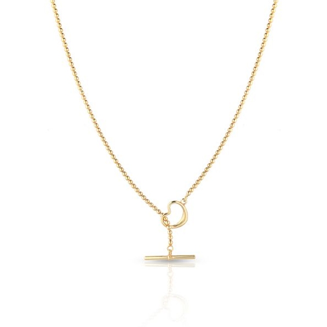 Naszyjnik srebrny pozłacany